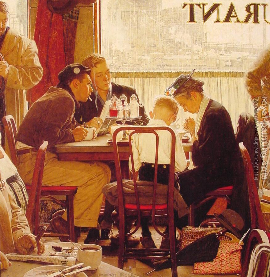 Norman Rockwell : Saying Grace